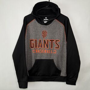 San Francisco Giants Fanatics Hoodie Sweatshirt Mens Size Medium Gray Fleece
